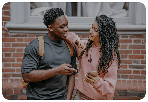 Couple using StelWallet together